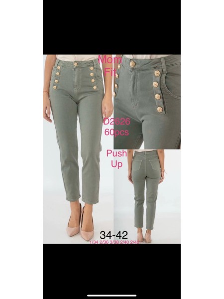 Spodnie Jeansy damskie .Size 34-42.paczka 10szt,