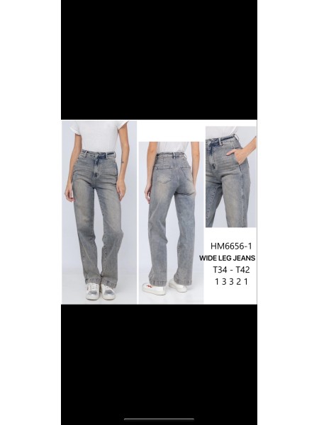 Spodnie Jeansy damskie .Size 34-42.paczka 10szt,