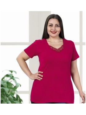 PODKOSZULKA DAMSKA Z MISECZKAMI 4XL-5XL.  Mix Kolor (12 szt/paczka)