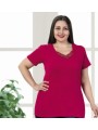 PODKOSZULKA DAMSKA Z MISECZKAMI 4XL-5XL.  Mix Kolor (12 szt/paczka)