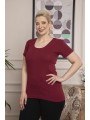 PODKOSZULKA DAMSKA Z MISECZKAMI 4XL-5XL.  Mix Kolor (12 szt/paczka)