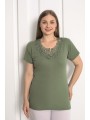 PODKOSZULKA DAMSKA Z MISECZKAMI 4XL-5XL.  Mix Kolor (12 szt/paczka)