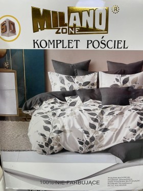 Komplet pościeli 100% satyna - bawełna 3 Częściowy Rozmiar : 200/220cm