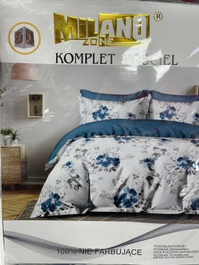 Komplet pościeli 100% satyna - bawełna 3 Częściowy Rozmiar : 200/220cm