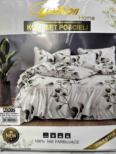 Komplet pościeli 100% satyna - bawełna 3 Częściowy Rozmiar :160/200cm