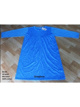 Koszule nocne damskie tureckie, size m-3xl, paczka 10szt ,mix kolor