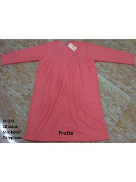 Koszule nocne damskie tureckie, size m-3xl, paczka 10szt ,mix kolor