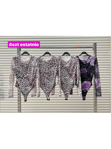 Body damskie Włoskie, size UNI, paczka 4szt ,Mix kolor