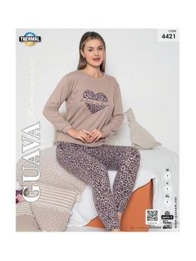 Piżama damska Thermal TURECKA. Size M-XL, Kolor Jak na zdjęciu (3 szt/pacza)