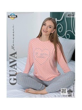 Piżama damska Thermal TURECKA. Size M-XL, Kolor Jak na zdjęciu (3 szt/pacza)