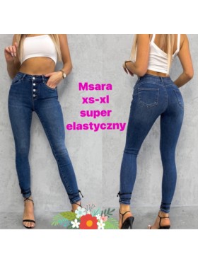 Spodnie Jeansy damskie M'sara.Size xs-xl.paczka 10szt,