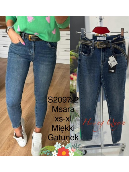 Spodnie Jeansy damskie M'sara.Size xs-xl.paczka 10szt,