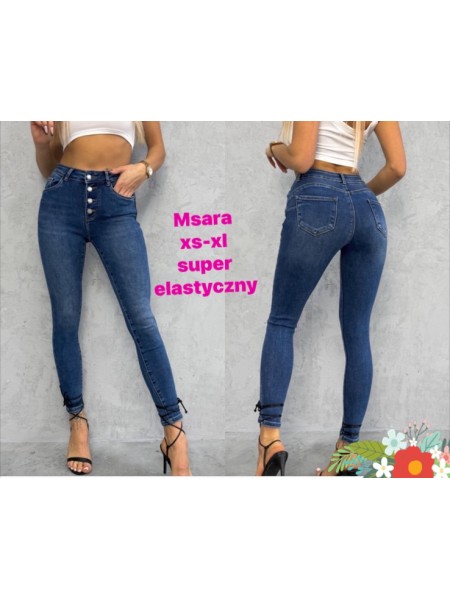 Spodnie Jeansy damskie M'sara.Size xs-xl.paczka 10szt,