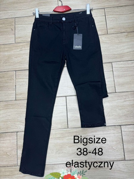 Spodnie Jeansy damskie .BigSize 38-48.paczka 12szt,