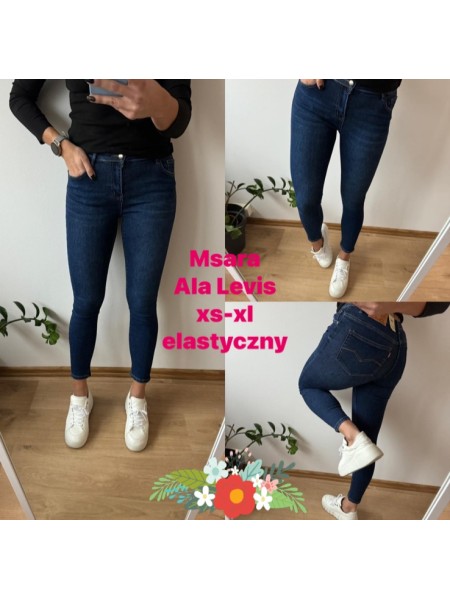 Spodnie Jeansy damskie M'sara.Size xs-xl.paczka 12szt,