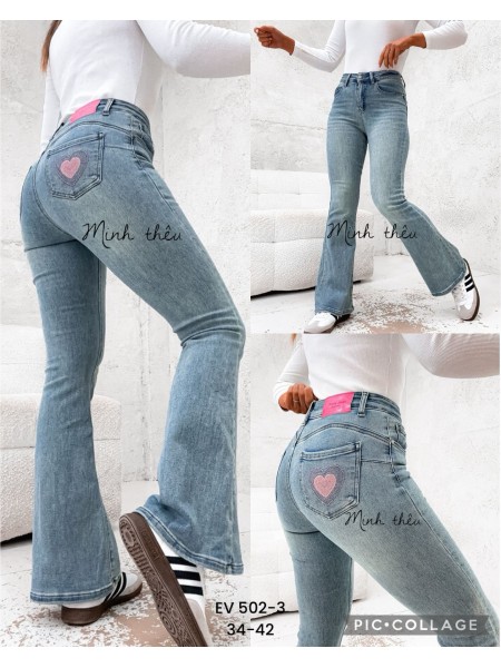 Spodnie Jeansy damskie .Size 34-42.paczka 10szt,