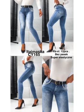 Spodnie Jeansy damskie .Size xs-xl.paczka 12szt,