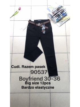 Spodnie Jeansy damskie .Size 30-36.paczka 12szt,