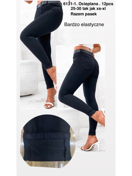 Spodnie Jeansy damskie .Size 25-30.paczka 12szt,