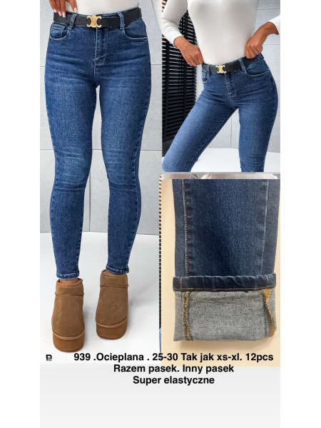 Spodnie Jeansy damskie .Size xs-xl.paczka 12szt,