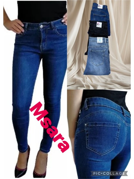 Spodnie  Jeansy damskie  M'sara.Size 30-38 paczka 10szt,