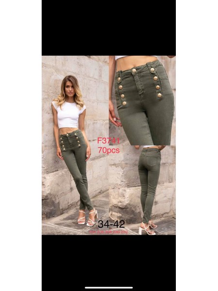 Spodnie Jeansy damskie .Size 34-42.paczka 10szt,