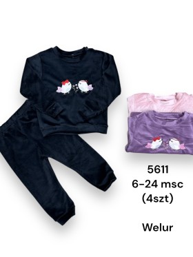 Komplet dzieciece rozm 6-24M, paczka 4szt 1 kolor