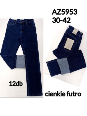 Spodnie Jeansy damskie .Size 30-38.paczka 12szt,