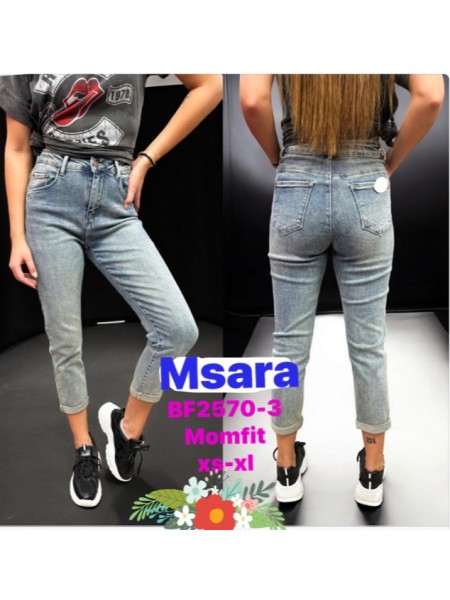 Spodnie Jeansy damskie M'sara.Size xs-xl.paczka 10szt,