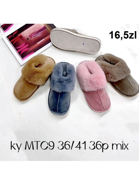 Buty Kapcie Damskie (36-41, 36par) mix kolor