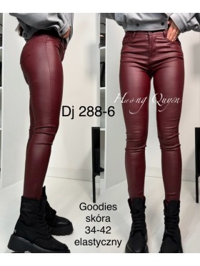 Spodnie skórzane damskie .Size 34-42.paczka 10szt,