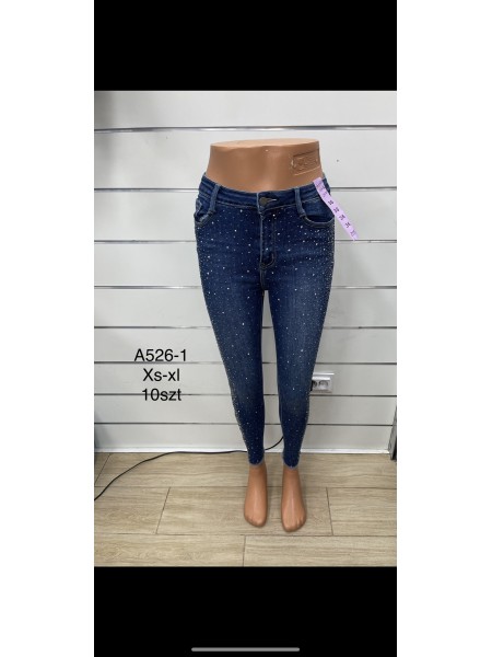 Spodnie Jeansy damskie .Size xs-xl.paczka 10szt,