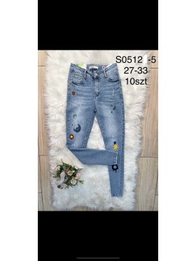 Spodnie Jeansy damskie .Size 27-33.paczka 10szt,