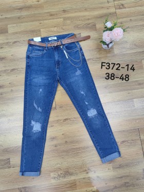 Spodnie Jeansy damskie .bigSize 38-48.paczka 12szt,