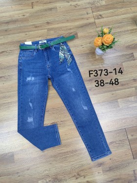 Spodnie Jeansy damskie .bigSize 38-48.paczka 12szt,