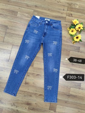 Spodnie Jeansy damskie .bigSize 38-48.paczka 12szt,