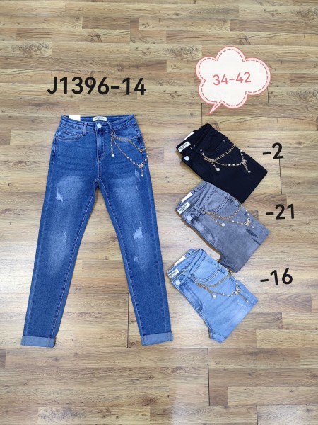 Spodnie Jeansy damskie .Size 34-42paczka 10szt,