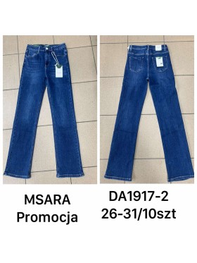 Spodnie Jeansy damskie M'sara.Size 26-31.paczka 10szt,