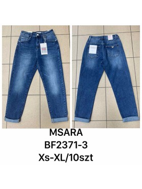 Spodnie Jeansy damskie M'sara.Size xs-xl.paczka 10szt,