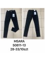 Spodnie Jeansy damskie M'sara.Size 28-33.paczka 10szt,