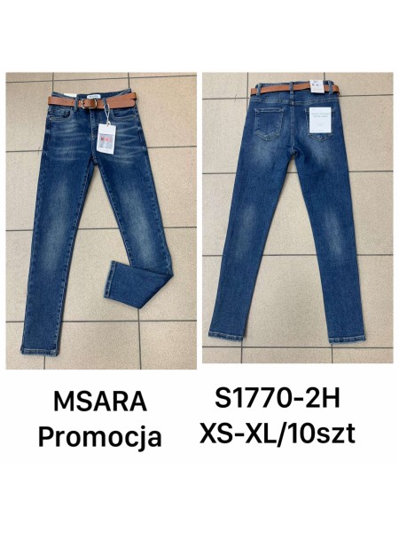 Spodnie Jeansy damskie M'sara.Size xs-xl.paczka 10szt,