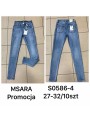 Spodnie Jeansy damskie M'sara.Size 27-32.paczka 10szt,