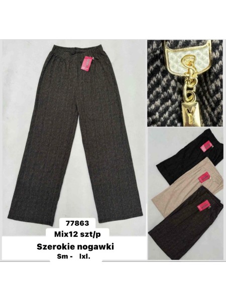 Spodnie damskie , size s-xl, paczka 12szt ,mix kolor