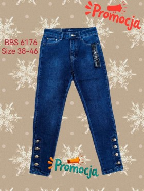 Spodnie Jeansy  damskie , size 38-46, paczka 10szt ,