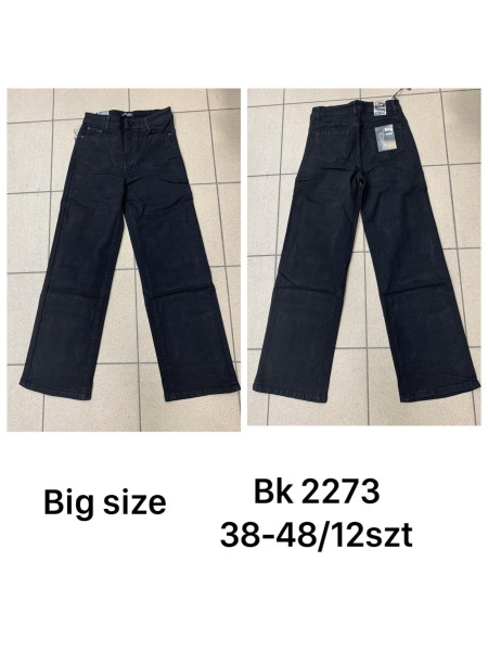 Spodnie Jeansy  damskie  , bigsize 38-48 , paczka 12szt ,