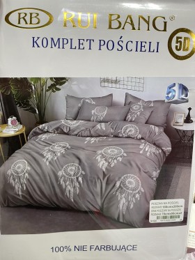 Komplet pościeli 100% satyna - bawełna 3 Częściowy Rozmiar : 160/200cm