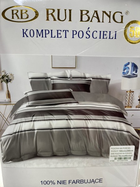 Komplet pościeli 100% satyna - bawełna 3 Częściowy Rozmiar : 160/200cm