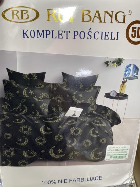 Komplet pościeli 100% satyna - bawełna 3 Częściowy Rozmiar : 160/200cm