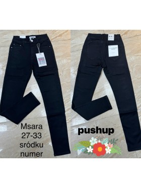 Spodnie Jeansy damskie M'sara, size 27-33, paczka 12szt ,