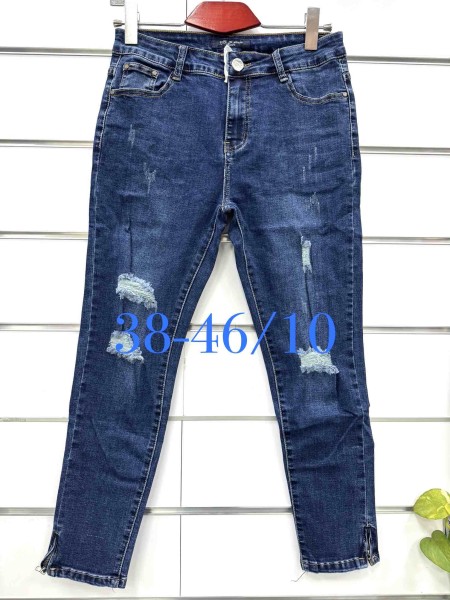 Spodnie Jeansy damskie , size 38-46, paczka 10szt ,